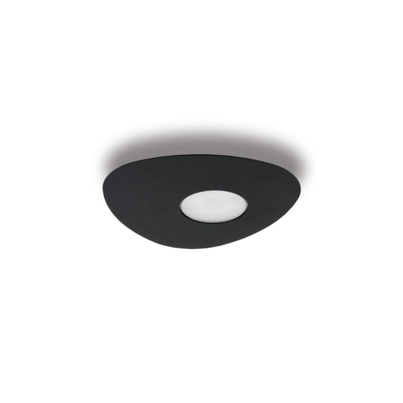 Plafon sufitowy Nowodvorski Lighting Organic czarny 1 x GX53 x 12W IP20 wym: 2,75 x 20 x 20,5 cm - 1 szt.