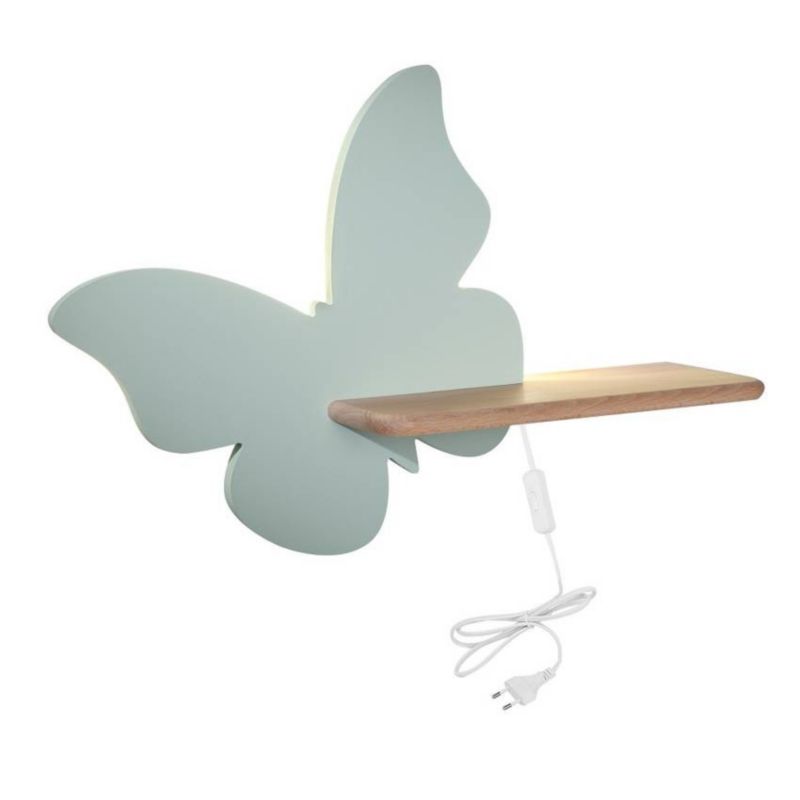 Kinkiet Candellux Butterfly jasne drewno LED 4W 4000K 250lm IP20 wym: 29,5 x 40 x 12 cm - 1 szt.