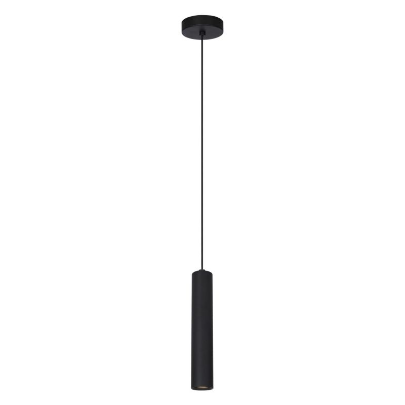 Lampa wisząca Italux Lopus 4026 czarny piaskowany nowoczesna 1xGU10 x 1 szt.