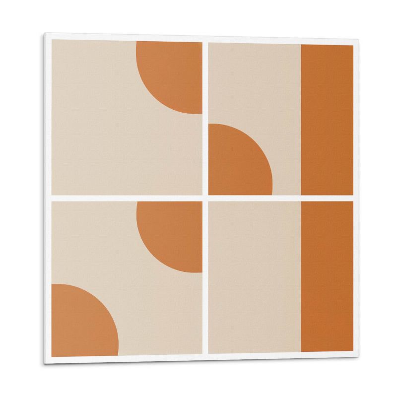 Kafelki samoprzylepne Wallfluent 50x50 cm Geometriczne motywy w stylu abstrakcyjnym 4 szt.