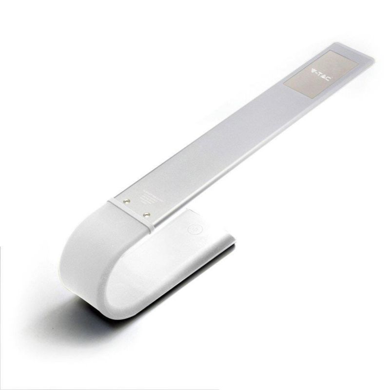 Lampka biurkowa V-TAC biała LED 6.5W 2700K-6400K 110lm IP20 wym: 6.5 x 56.2 x 2.1 cm tworzywo sztuczne - 1 szt.