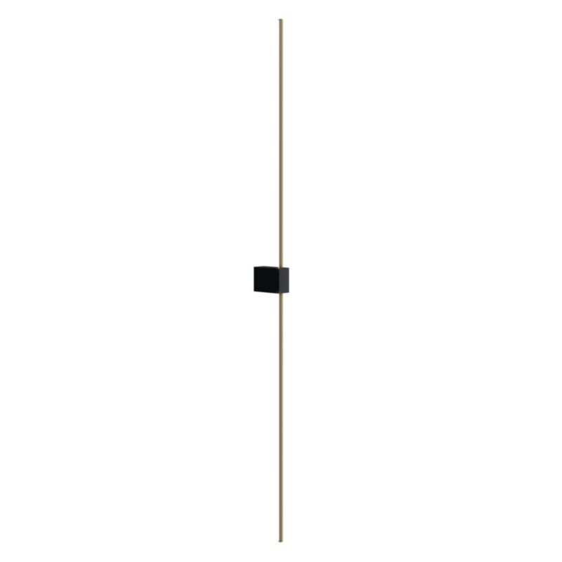 Kinkiet ścienny Maytoni Pars czarno-złoty LED 12W 3000K 1050lm IP20 wym: 3 x 7 x 104,9 cm - 1 szt.
