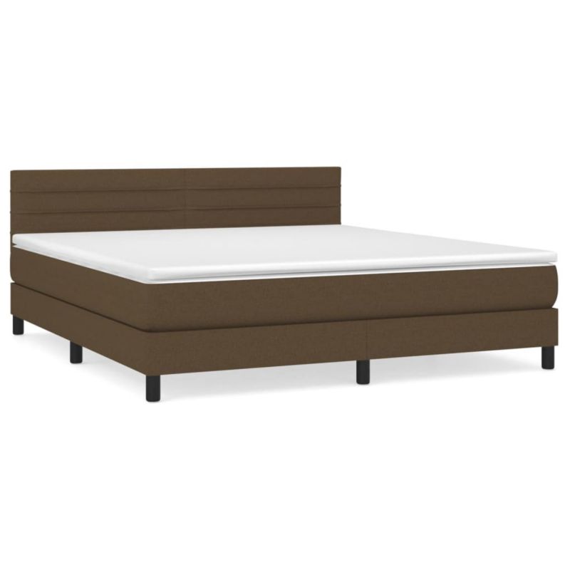 Łóżko kontynentalne WaszeMeble 160x200 cm brązowe WM-3140148 1 szt.