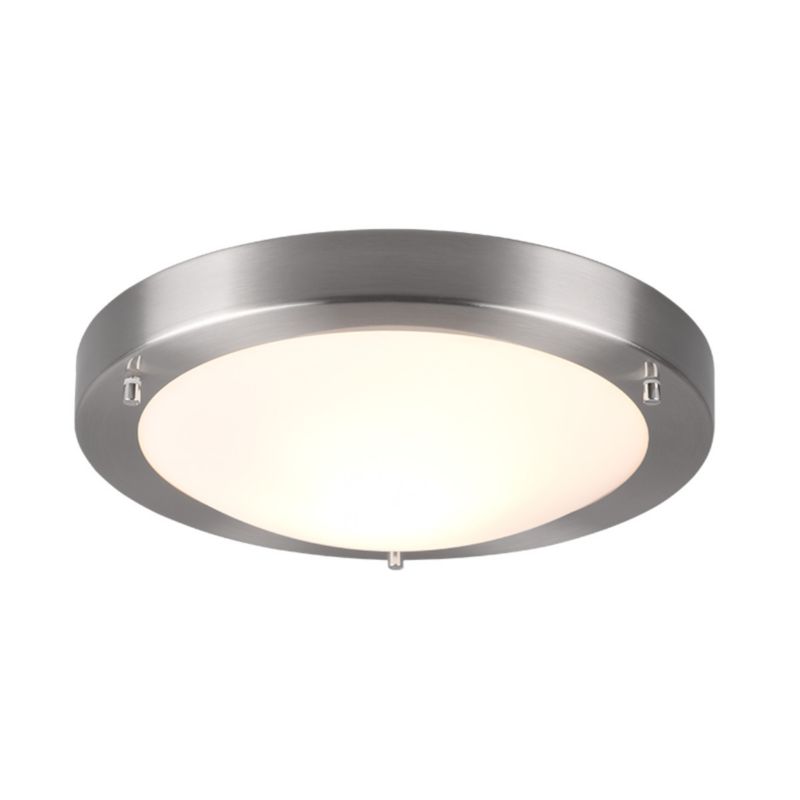 Plafon sufitowy Trio Condus srebrno-biały 1 x E27 x IP44 wym: 8 x 31,5 x 31,5 cm - 1 szt.