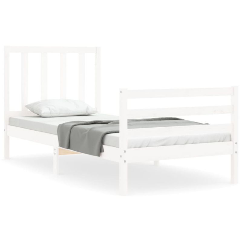 Łóżko drewniane WaszeMeble biała WM-3193817 1 szt.