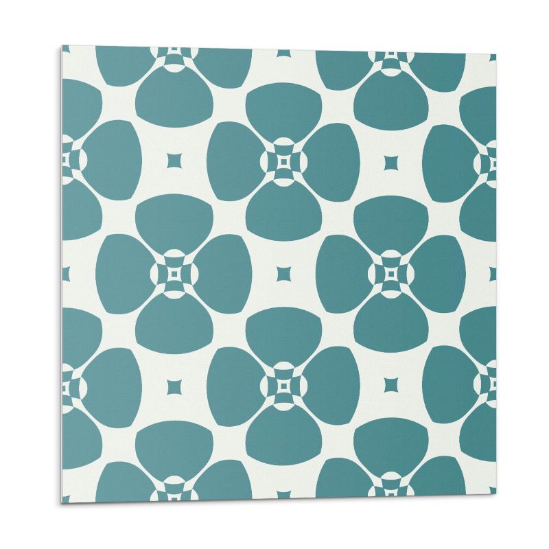 Kafelki samoprzylepne Wallfluent 50x50 cm Powtarzający się motyw florystyczny 4 szt.