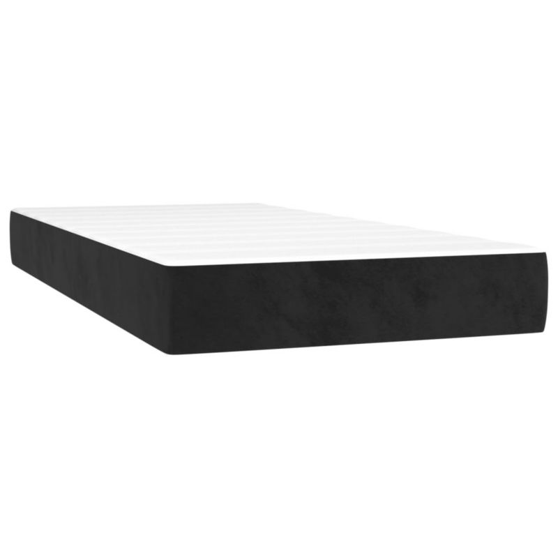 Łóżko kontynentalne WaszeMeble 90x190 cm czarny WM-3139477 1 szt.