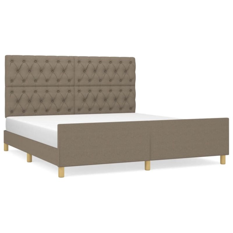 Łóżko tapicerowane WaszeMeble 160x200 cm Brązowe WM-3125312 1 szt.