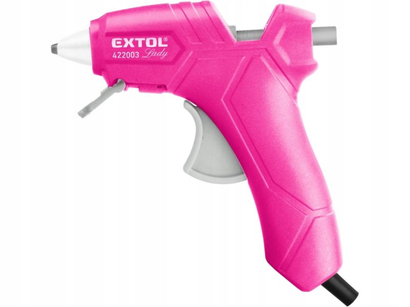 Pistolet do kleju na gorąco Extol Lady różowy 7,2 mm 200 stopni 70w 1 szt
