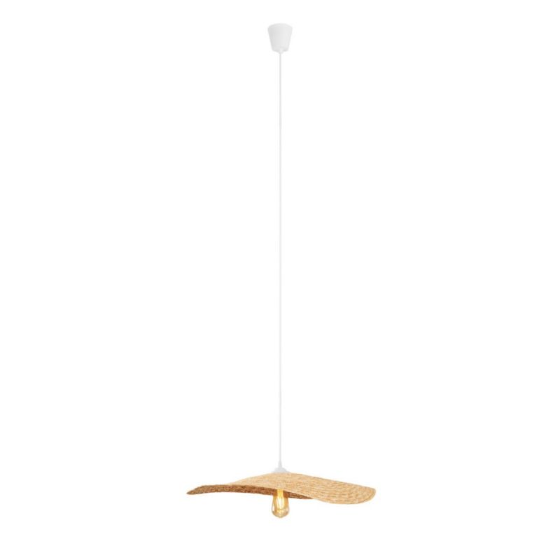 Lampa wisząca Maxlight Nap biała wym: 155 x 60 x 60 cm 1xE27 x 1 szt.