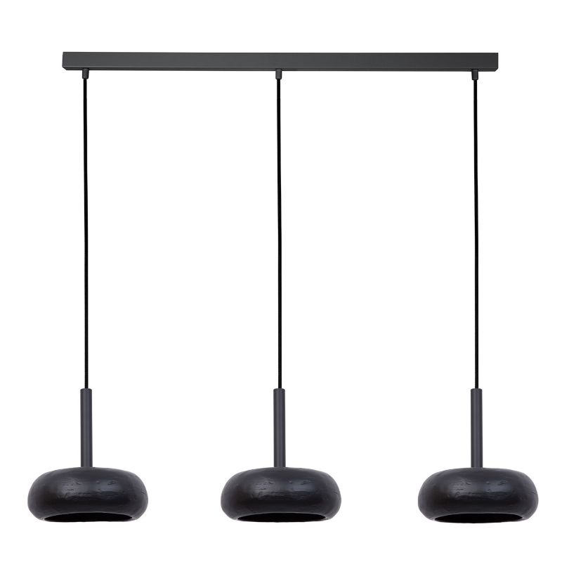 Lampa wisząca Sigma Lighting Otto 9400 czarna do kuchni 3xGX53 x 1 szt.