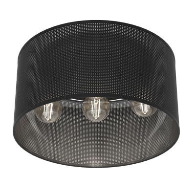 Lampa sufitowa wisząca Luminex Loft Shade czarny mat wym: 23 x 40 x 40 cm 3xE27 x 15W 1 szt.