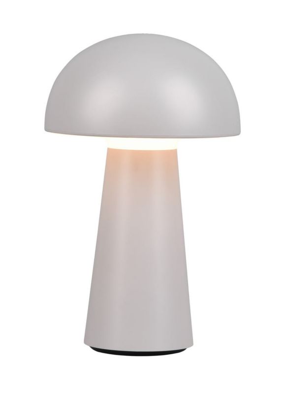 Lampka stołowa RL Lennon szara LED 2W 3000K 180lm IP44 wym: 21.5 x 13.6 x 13.6 cm tworzywo sztuczne - 1 szt.