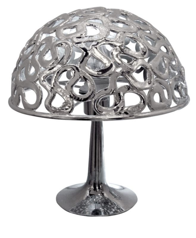 Lampka stołowa Candellux Lame chromowana 1 x E27 x 60W IP20 wym: 45 x 25 x 25 cm metal - 1 szt.