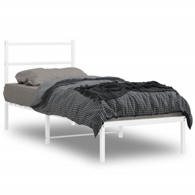 Łóżko metalowe WaszeMeble 80x200 cm biała WM-355405 1 szt.