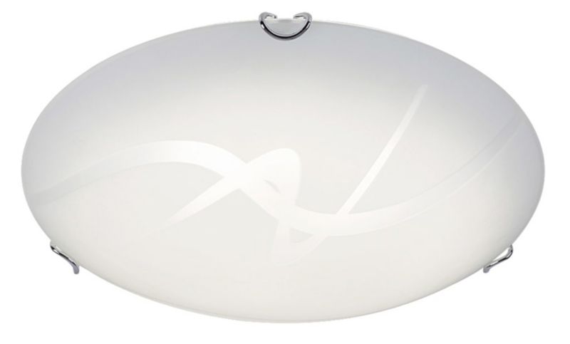 Plafon Rabalux Soley Led biały LED 12W 3000K 960lm szkło IP20 wym: 25 x 25 cm szkło - 1 szt.