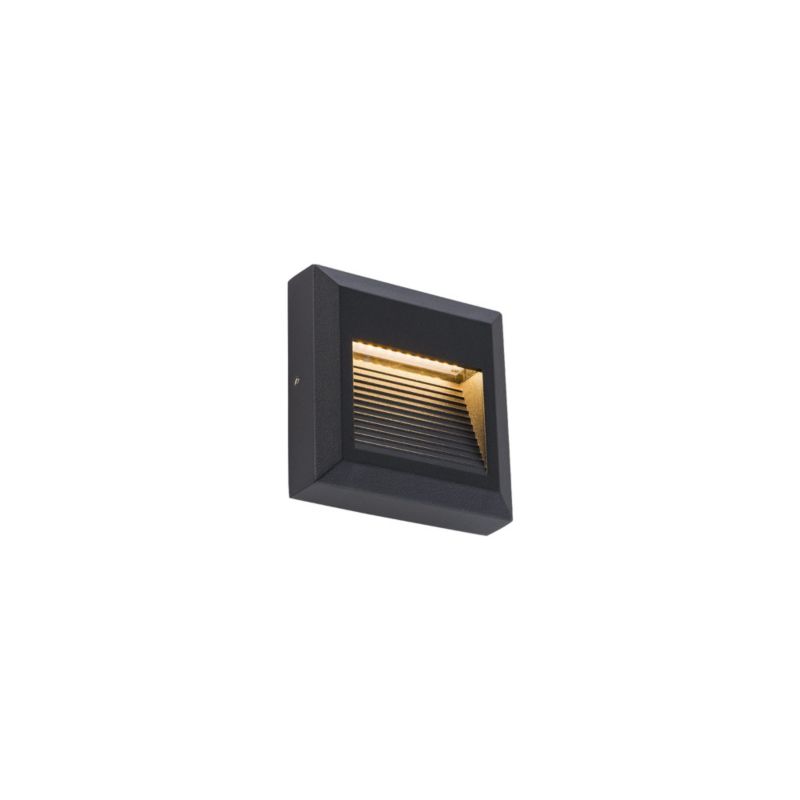 Oprawa zewnętrzna wpuszczana Nowodvorski Lighting Round Led czarna LED 1.6W 3000K 61lm IP54 wym: 10 x 10 x 2,6 cm - 1 szt.