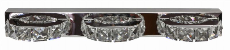 Kinkiet ścienny Candellux Shipi chromowany przezroczysty LED 3W IP20 wym: 6 x 50 x 10 cm - 1 szt.