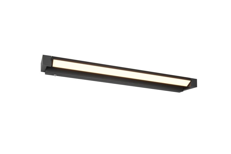 Kinkiet ścienny Trio Fabrizio czarny nad lustro LED 15W 2300K-4000K 1700lm IP44 wym: 6 x 80 cm - 1 szt.