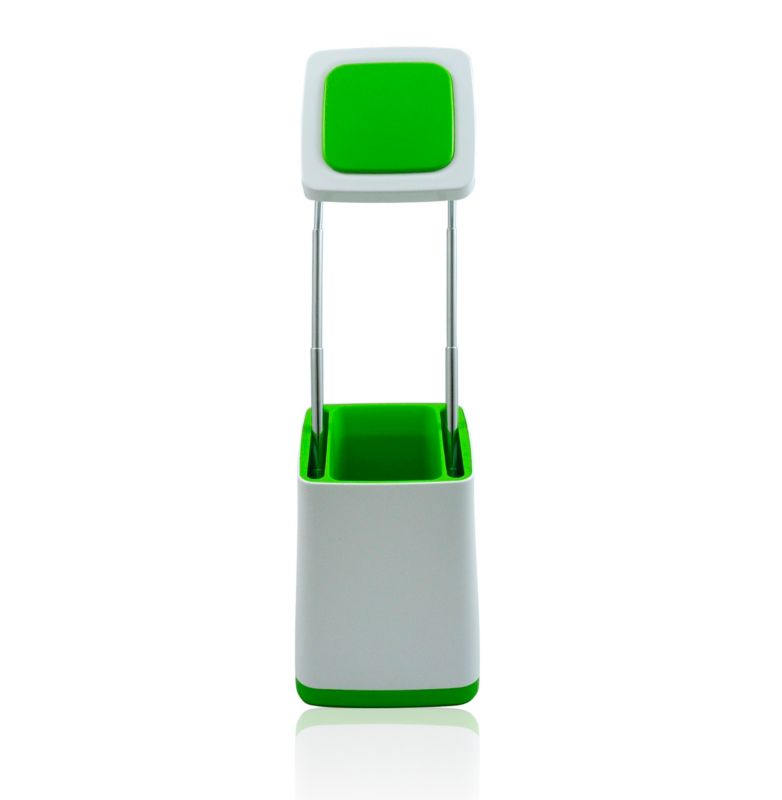 Lampa biurkowa Polux Helsinki biało-zielona LED 4.2W 3000K 190lm IP20 wym: 30.5 x 9 x 9 cm tworzywo sztuczne - 1 szt.