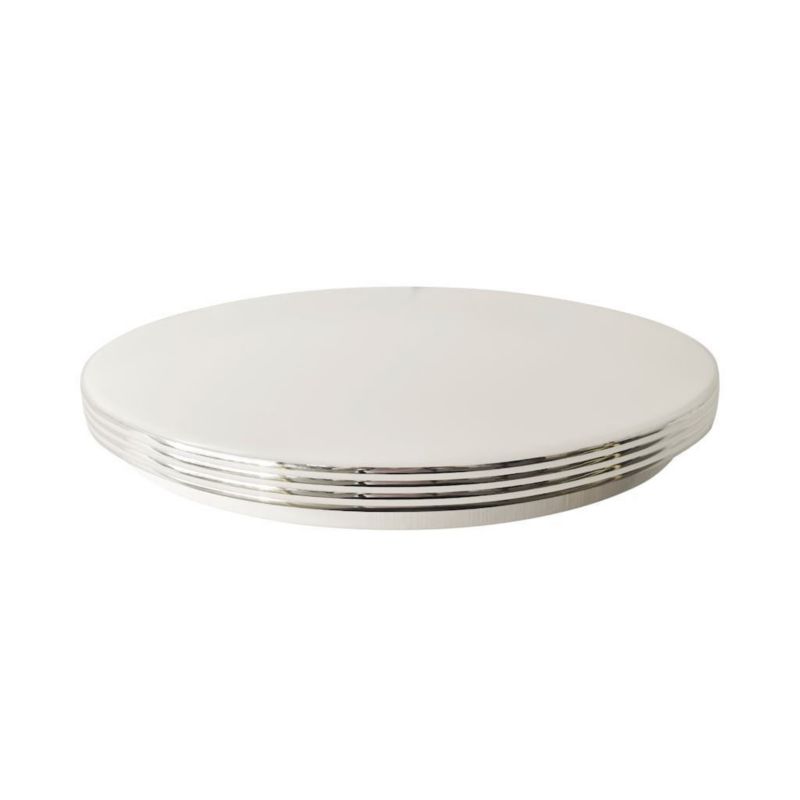 Plafon sufitowy nowoczesny Milagro Bravo biały chromowany LED 20W 4000K IP44 wym: 6 x 39 x 39 cm metal - 1 szt.