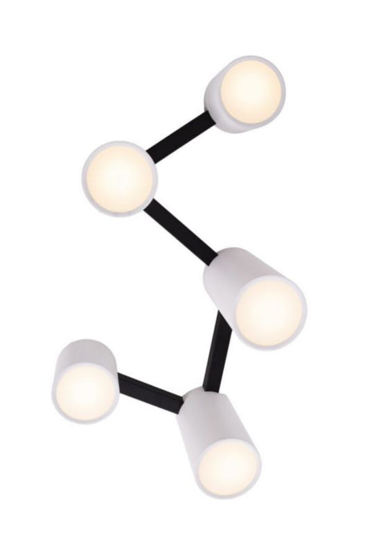 Oprawa sufitowa Maxlight Laxer biały 5 x GU10 x 7W IP20 wym: 28 x 70 x 70 cm - 1 szt.
