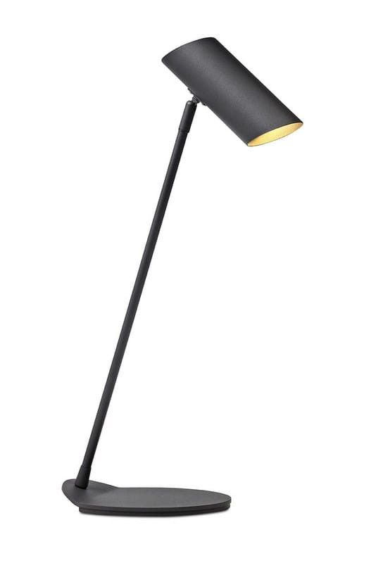 Lampa biurkowa Lucide Hester czarno-antracytowa 1 x GU10 x 7W IP20 wym: 53 x 12 x 21.5 cm metal - 1 szt.