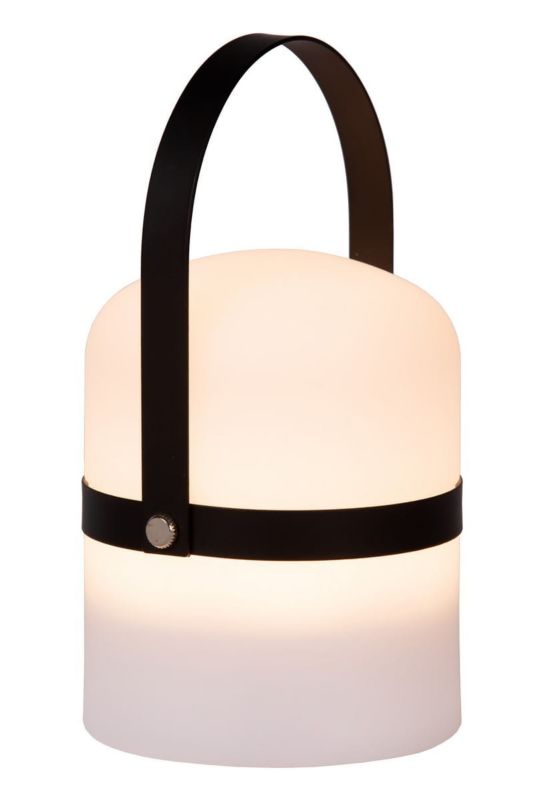 Latarenka ogrodowa Lucide Little czarno-biała LED 3W 2800K 30lm IP44 wym: 18,5 x 10 x 10 cm tworzywo sztuczne - 1 szt.