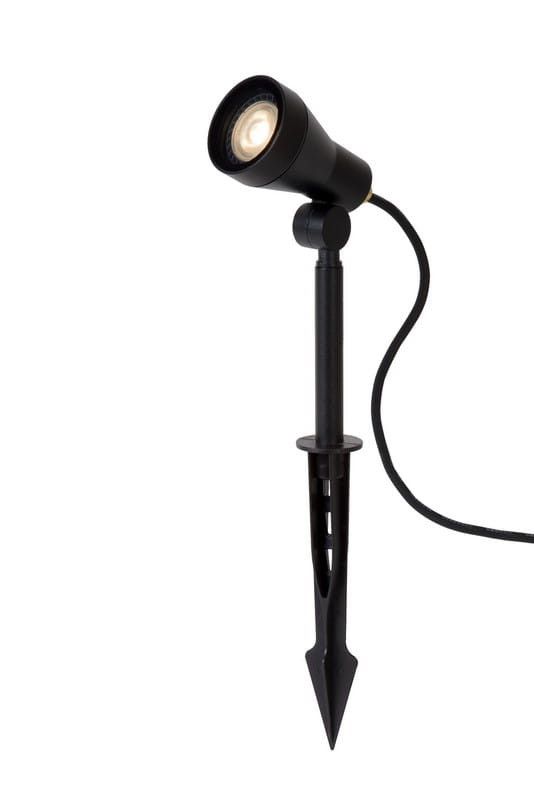 Lampa gruntowa wbijana Lucide Spike Led czarna 1 x GU10 x 5W IP54 wym: 42 x 10,8 x 6,5 cm - 1 szt.