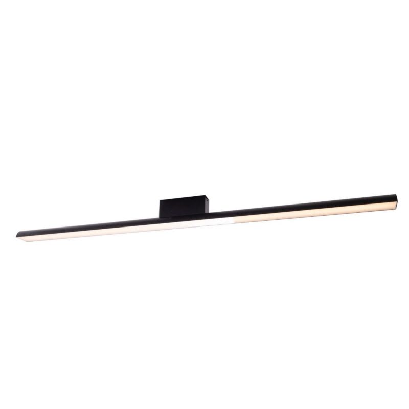 Kinkiet ścienny Maxlight Tampa czarny LED 6W 3000K 2160lm IP44 wym: 8,3 x 120 x 6 cm - 1 szt.