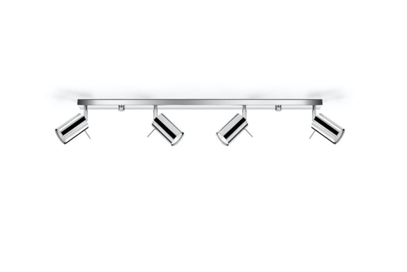 Spot sufitowy Sollux Lighting Ring chromowany 4 x GU10 x 40W IP20 wym: 80 x 6 cm - 1 szt.