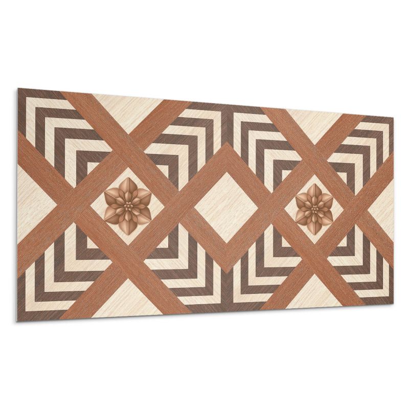 Kafelki samoprzylepne Wallfluent 60x30 cm Abstrakcyjne kształty w wyrazistej formie 6 szt.