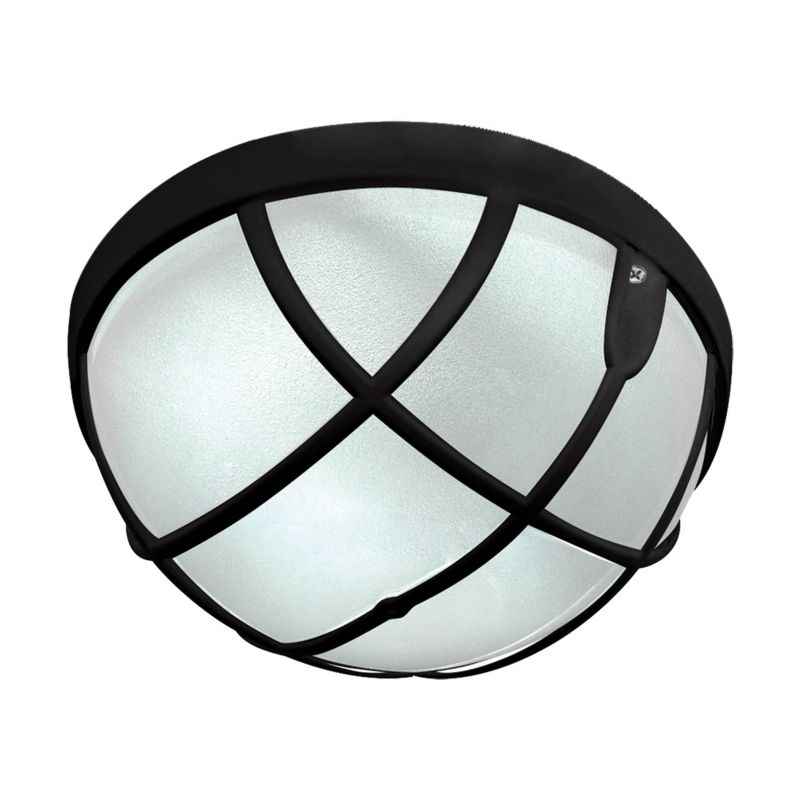 Lampa sufitowa zewnętrzna Struhm Aqua czarno-biała 1 x E27 x 20W IP54 wym: 8,6 x 20,4 x 20,4 cm - 1 szt.