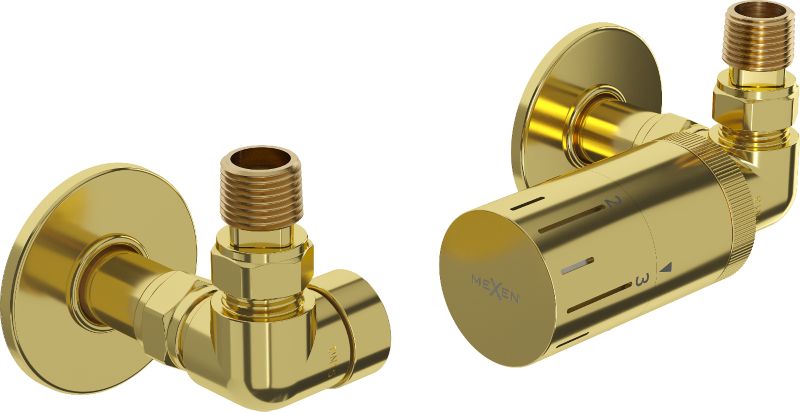 Zestaw termostatyczny osiowy Mexen G05 złoty W903-958-904-50 1 szt.
