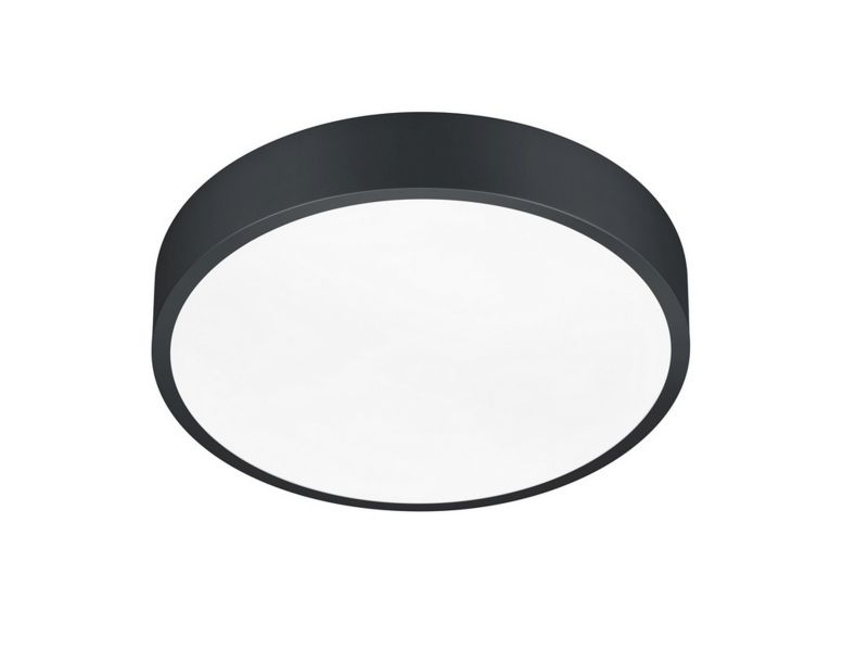 Plafon sufitowy nowoczesny Trio Waco czarno-biały LED 28W 2700K-6000K 3200 lm IP20 wym: 6,5 x 31 x 31 cm metal - 1 szt.