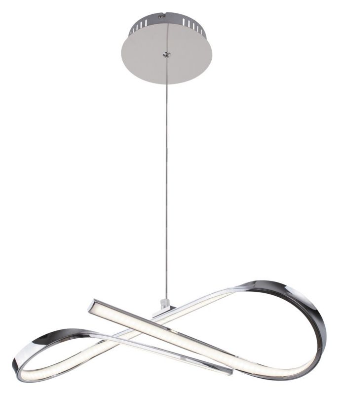 Żyrandol Rabalux Aniela chromowany LED 20W 4000K 1600lm wym: 130 x 45 x 6 cm metal - 1 szt.