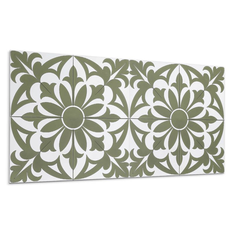 Kafelki samoprzylepne Wallfluent 60x30 cm Wzór florystyczny z liśćmi 6 szt.