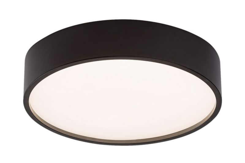 Plafon sufitowy Rabalux Larcia czarno-biały LED 18W 4000K 970lm IP44 wym: 6,5 x 28 x 28 cm tworzywo sztuczne - 1 szt.