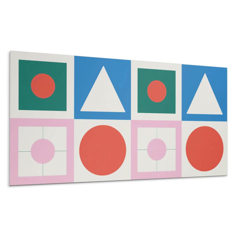 Kafelki samoprzylepne Wallfluent 60x30 cm Geometria w odcieniach 6 szt.