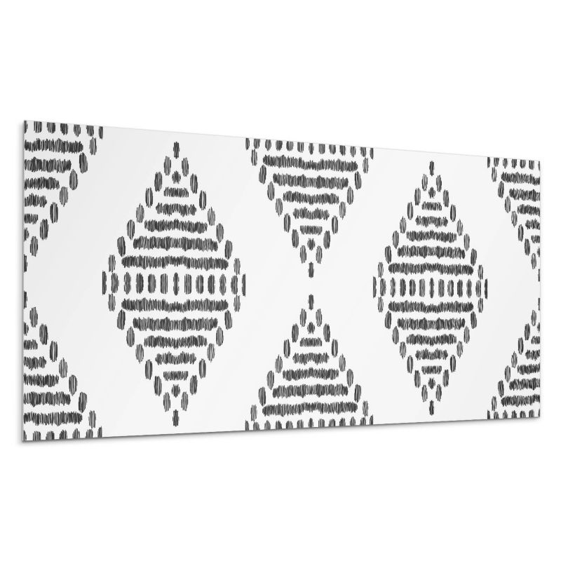 Kafelki samoprzylepne Wallfluent 60x30 cm Geometria rombów z liniowym akcentem 6 szt.