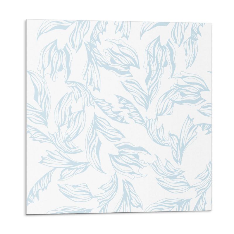 Kafelki samoprzylepne Wallfluent 50x50 cm Kwiatowy wzór liści 4 szt.