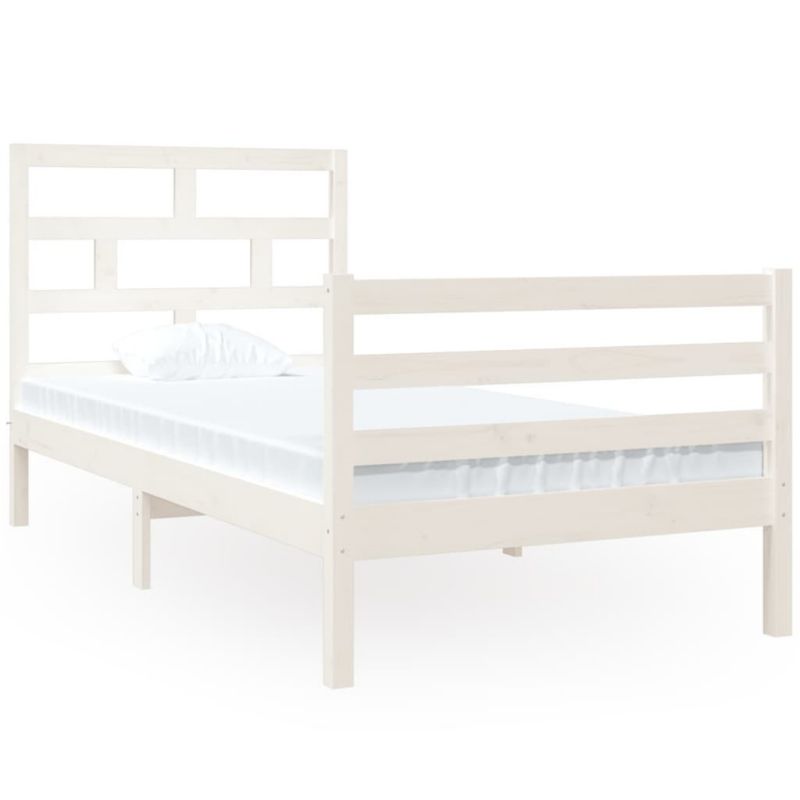 Łóżko drewniane WaszeMeble 90x190 cm biała WM-3101249 1 szt.