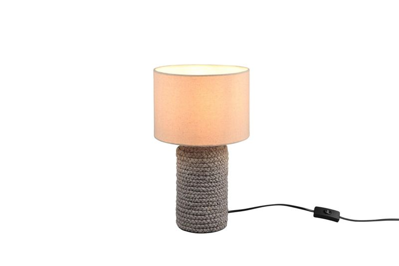 Lampka stołowa RL Mala brązowo-beżowa 1 x E27 x 60W IP20 wym: 38 x 22 x 22 cm ceramika - 1 szt.