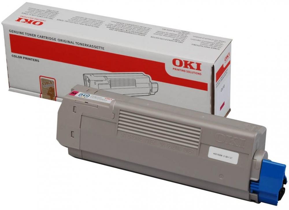 Toner Oki (44315306), 6000 stron, magenta (purpurowy)