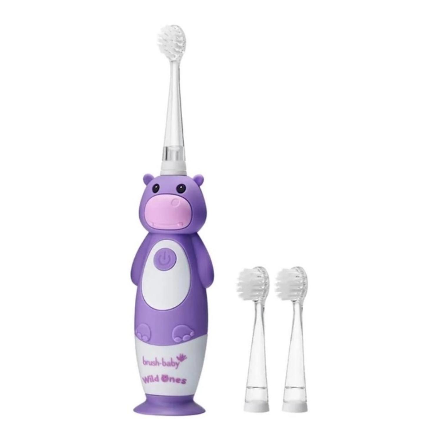 Brush-baby - hippo, szczoteczka soniczna dla dzieci 0-10, 1 sztuka