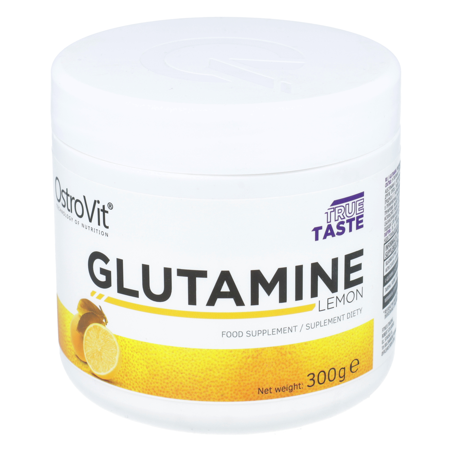 Ostrovit glutamina, smak cytrynowy, 300 g