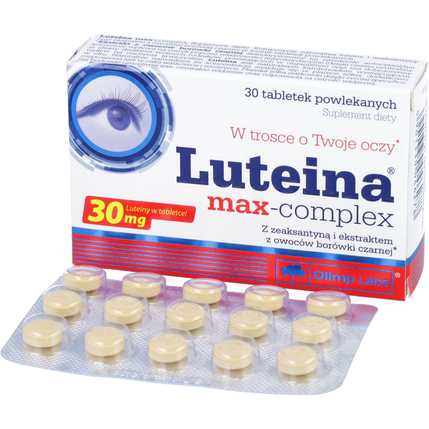 Olimp, luteina max-complex, 30 tabletek