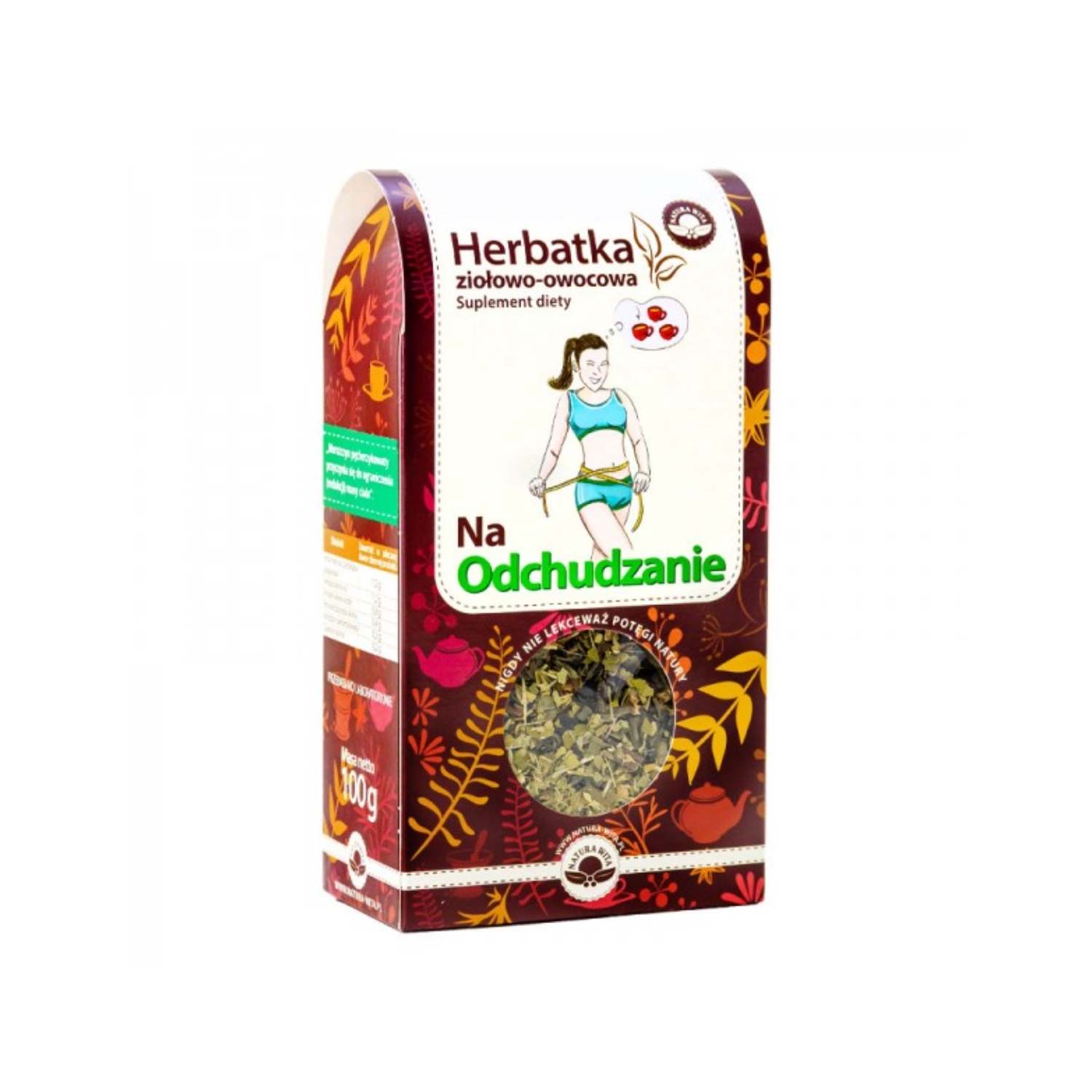 Natura wita - herbatka ziołowo-owocowa na odchudzanie, 100 g