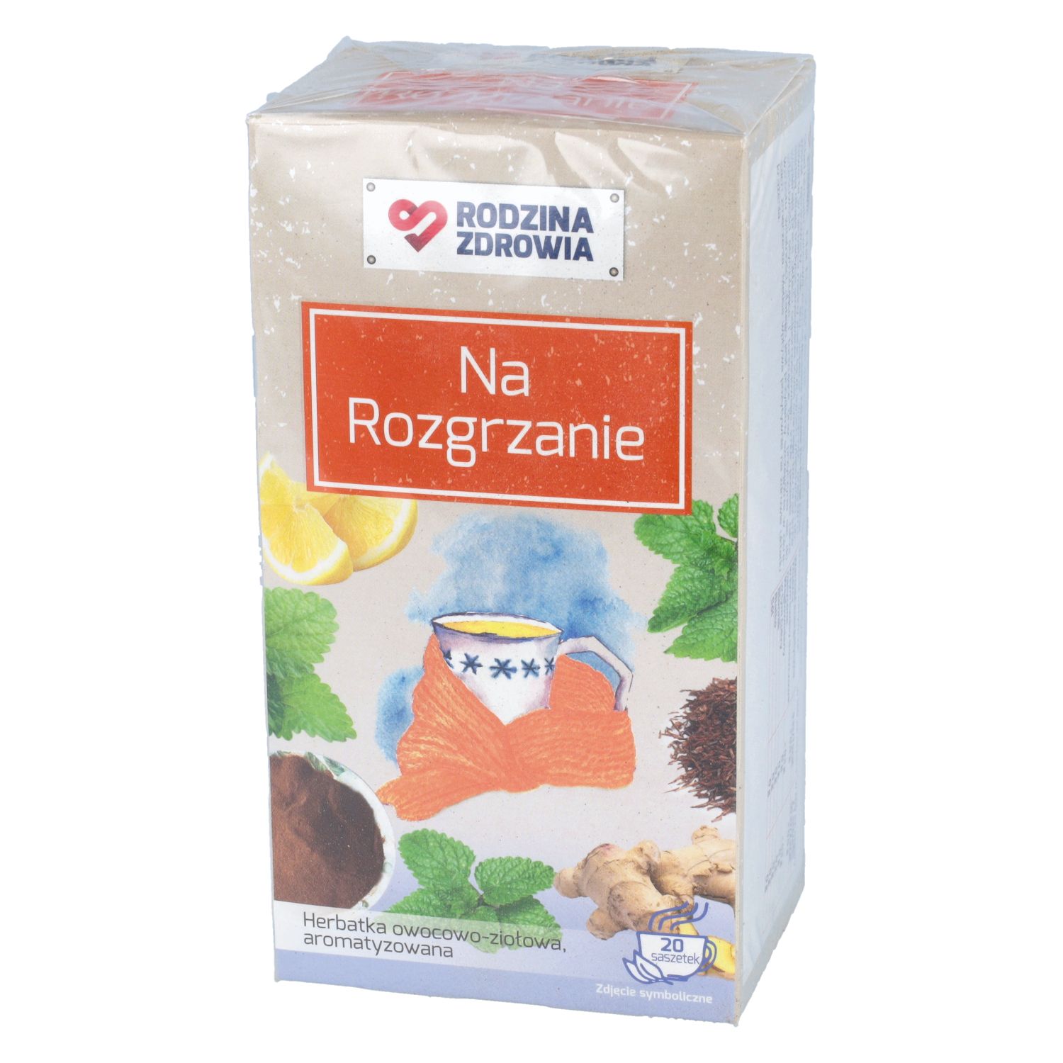 Rodzina zdrowia na rozgrzanie - herbatka owocowo-ziołowa, saszetki, 20 sztuk