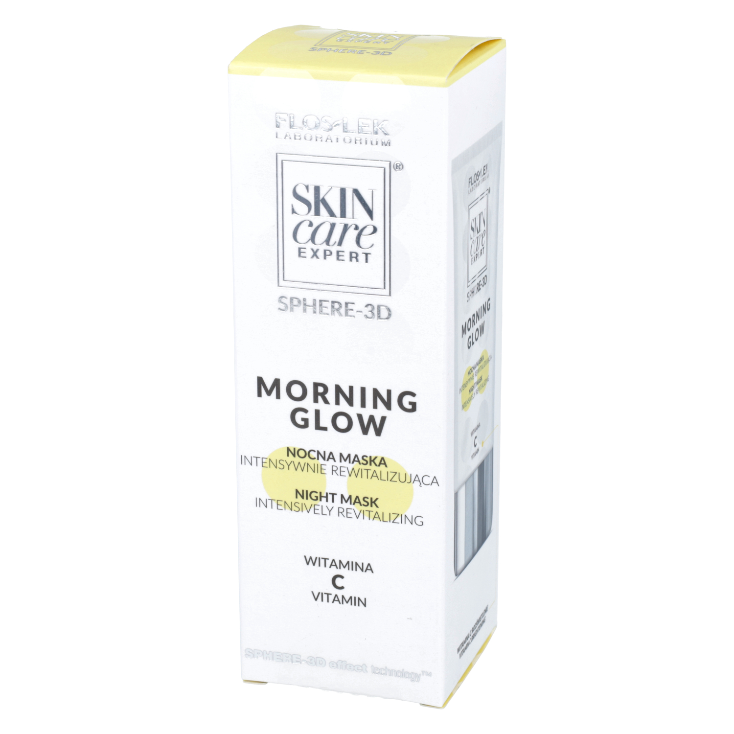 Floslek - skin care expert, morning glow, nocna maska intensywnie rewitalizująca, 50 ml